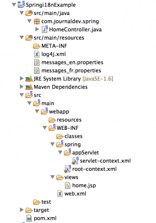 Spring i18n Example Project