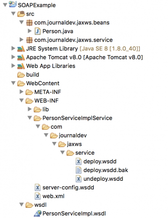 Eclipse SOAP Web Service Project